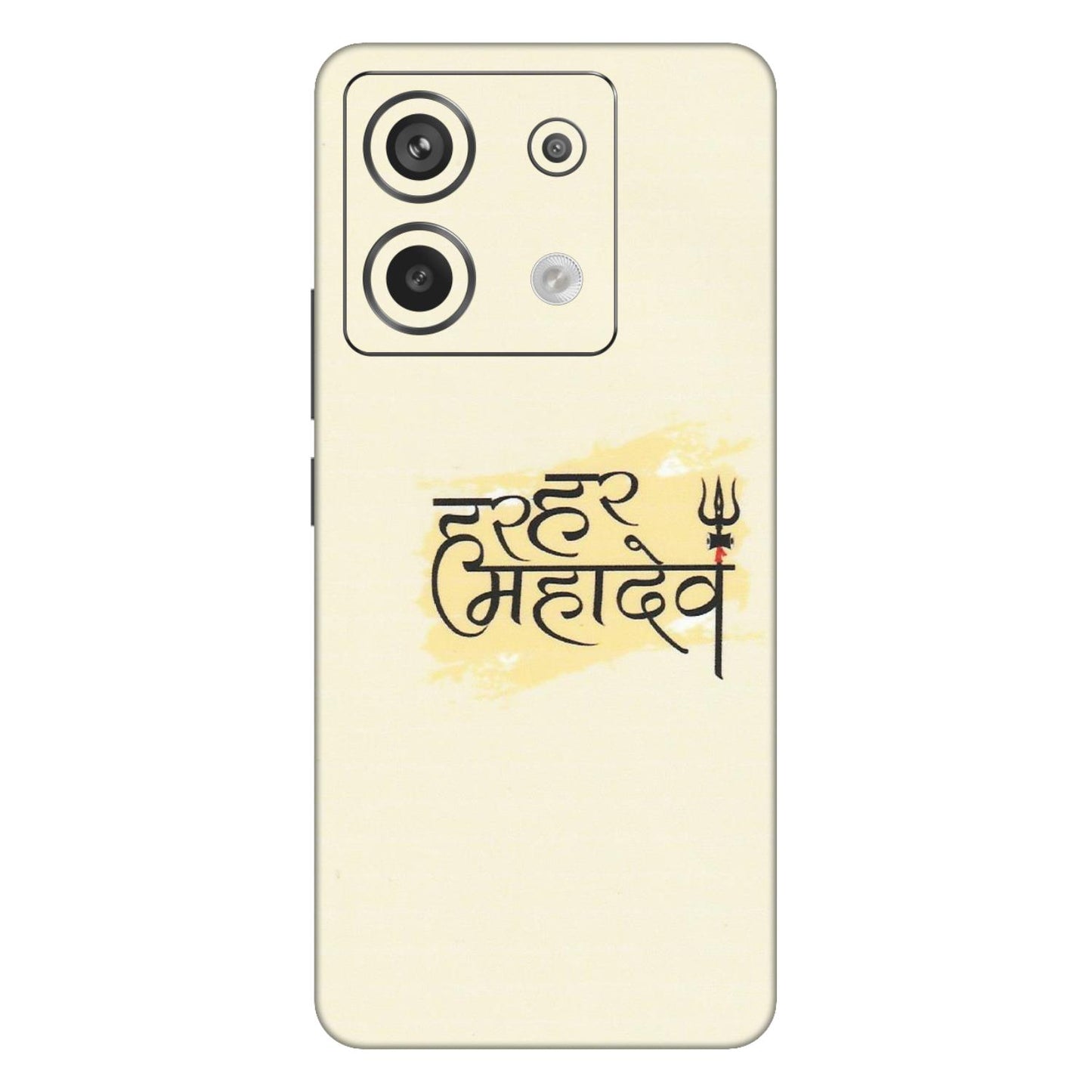 Xiaomi Redmi Phone Skins (All Models) - Har Har Mahadev - Matte Finish (M-10) Redmi Note 13 Pro 5G