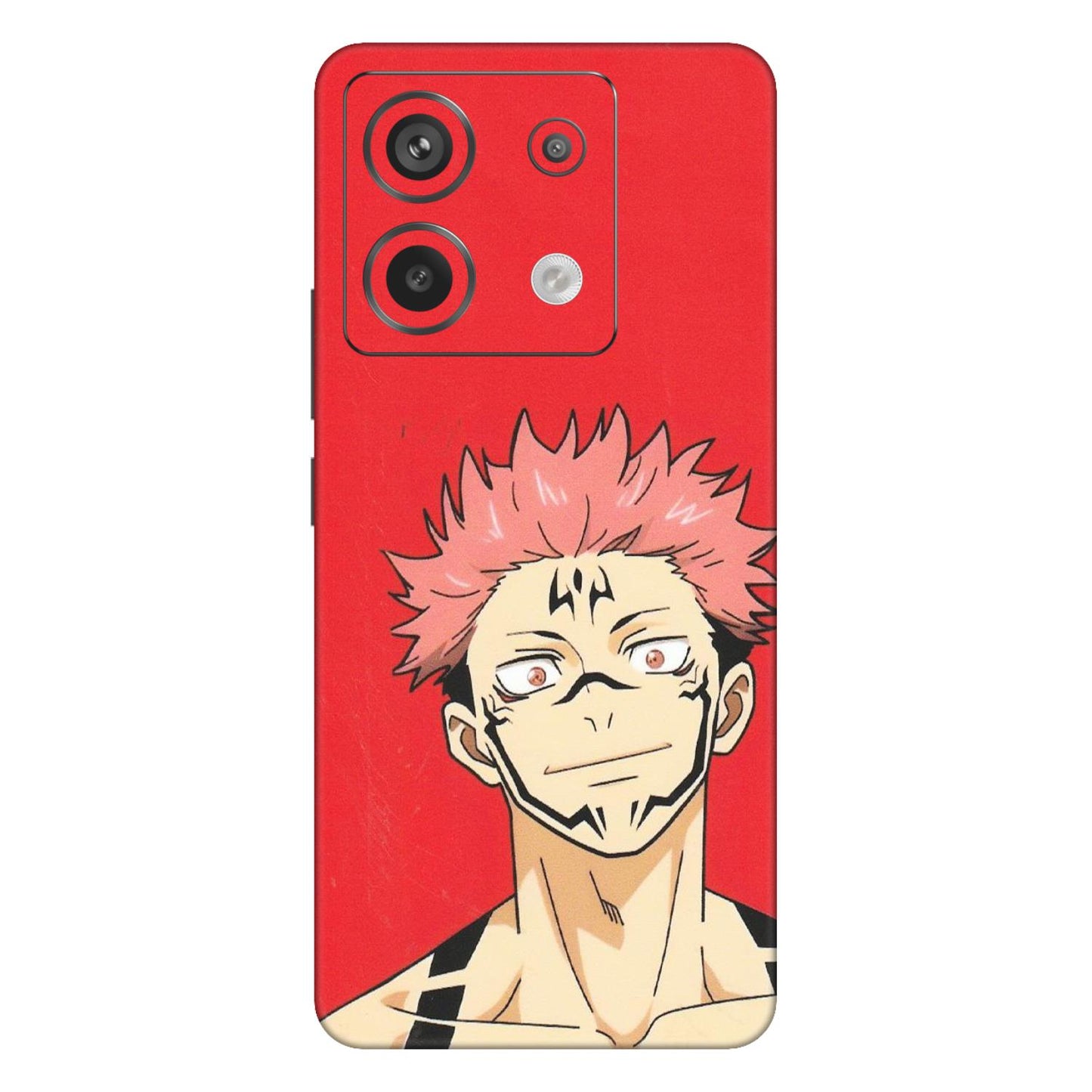 Xiaomi Redmi Phone Skins (All Models) - Ryomen Sukuna Fun Anime - Matte Finish (M-153) Redmi Note 13 Pro 5G