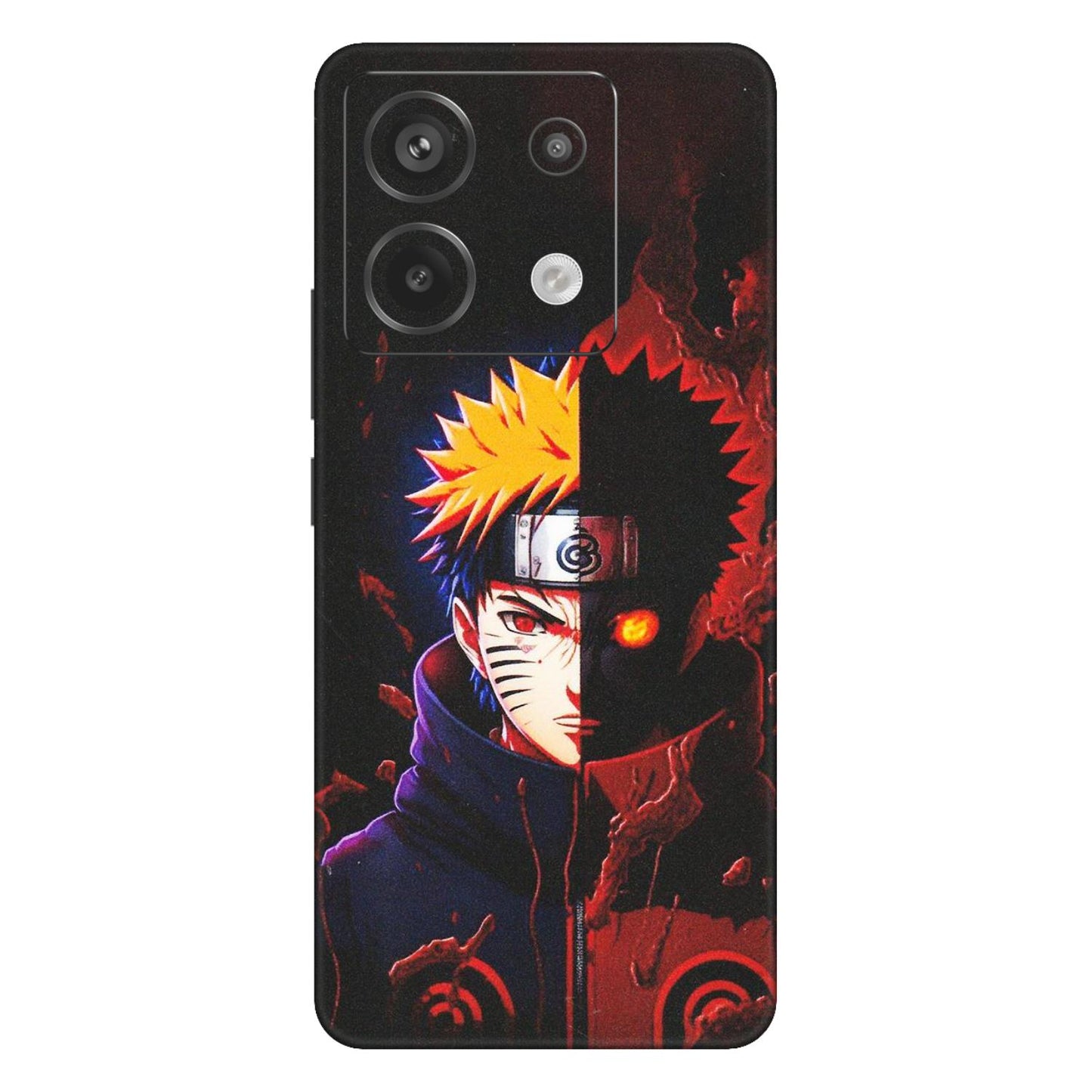 Xiaomi Redmi Phone Skins (All Models) - Naruto X Evil - Matte Finish (M-70) Redmi Note 13 Pro 5G