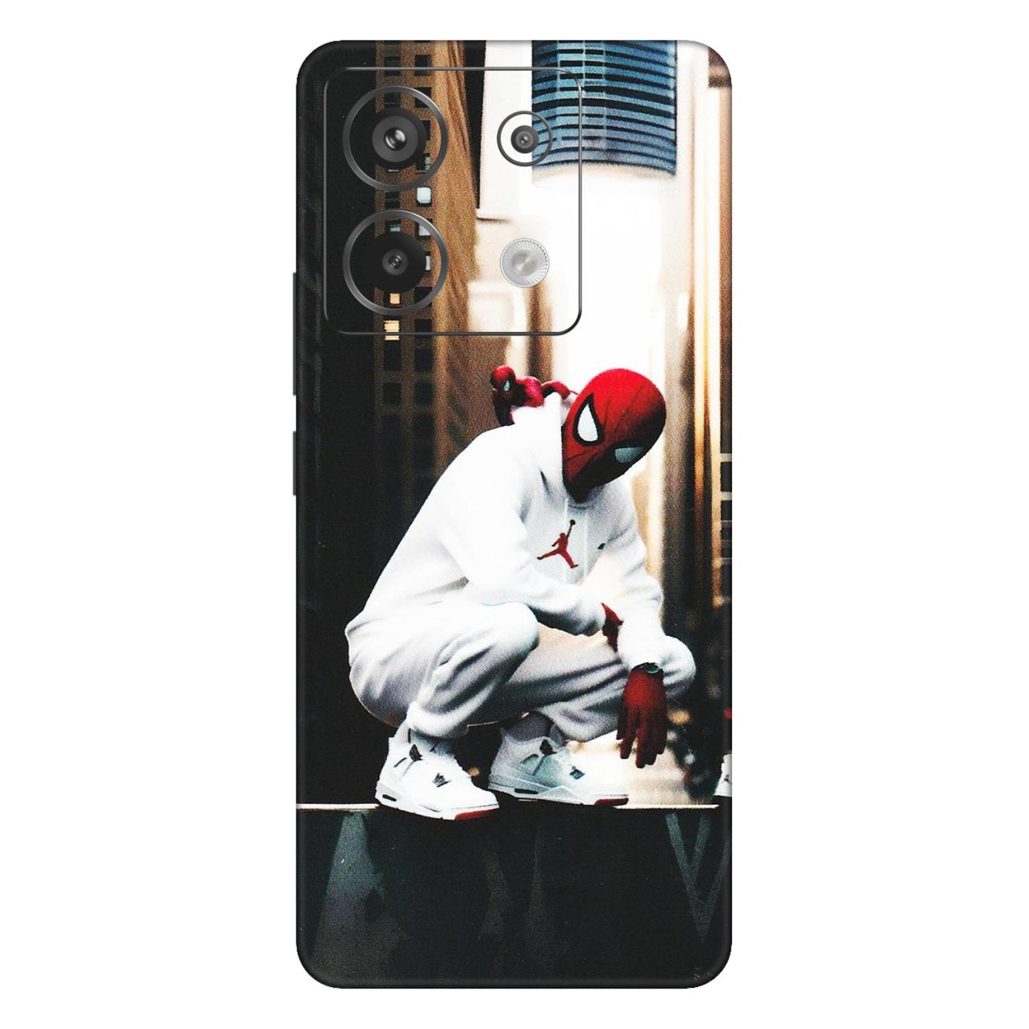 Xiaomi Redmi Phone Skins (All Models) - Sportsman Spider Man - Matte Finish (M-94) Redmi Note 13 Pro 5G