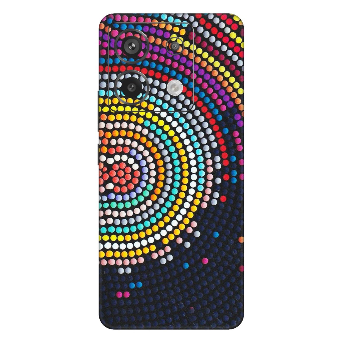 Xiaomi Redmi Phone Skins (All Models) - Rainbow Dot Mandala - Matte Finish (M-97) Redmi Note 13 Pro 5G
