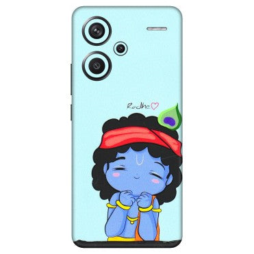 Xiaomi Redmi Phone Skins (All Models) - Radhe Radhe Cute Toon - 3D Embossed Finish (L-05) Redmi Note 13 Pro Plus 5G