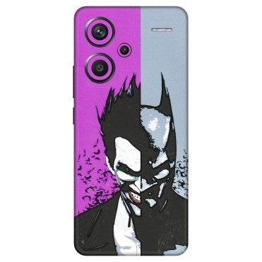 Xiaomi Redmi Phone Skins (All Models) - Batman & Joker - 3D Embossed Finish (L-143) Redmi Note 13 Pro Plus 5G