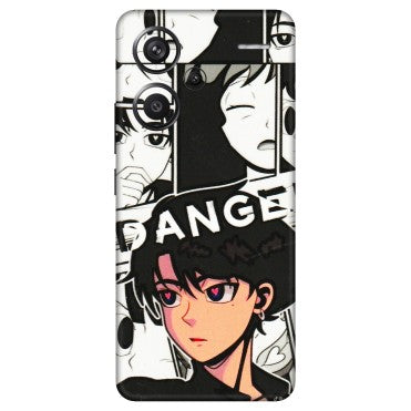 Xiaomi Redmi Phone Skins (All Models) - Danger Anime - 3D Embossed Finish (L-155) Redmi Note 13 Pro Plus 5G