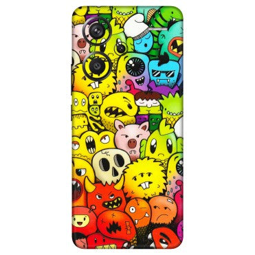 Xiaomi Redmi Phone Skins (All Models) - Angry Funkies - 3D Embossed Finish (L-169) Redmi Note 13 Pro Plus 5G