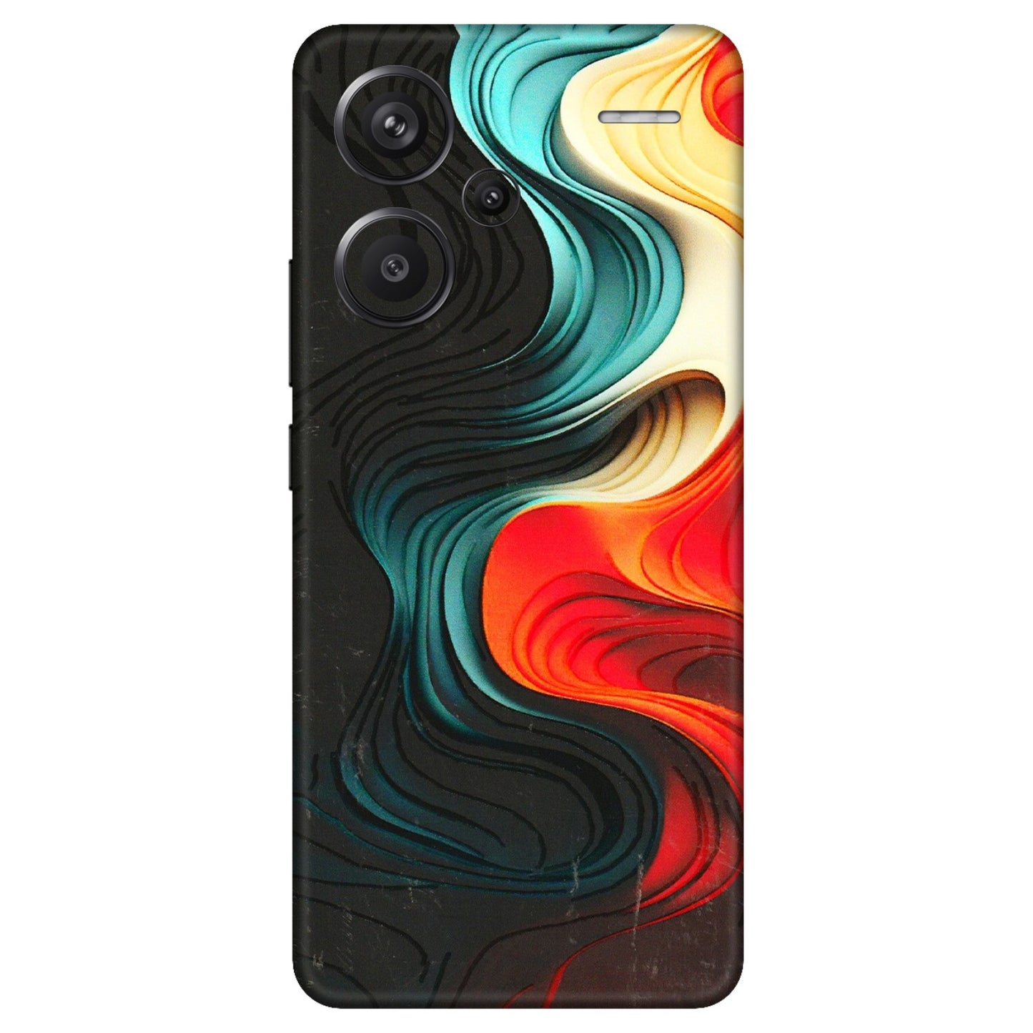 Xiaomi Redmi Phone Skins (All Models) - The Silky Swirl - 3D Embossed Finish (L-240) Redmi Note 13 Pro Plus 5G