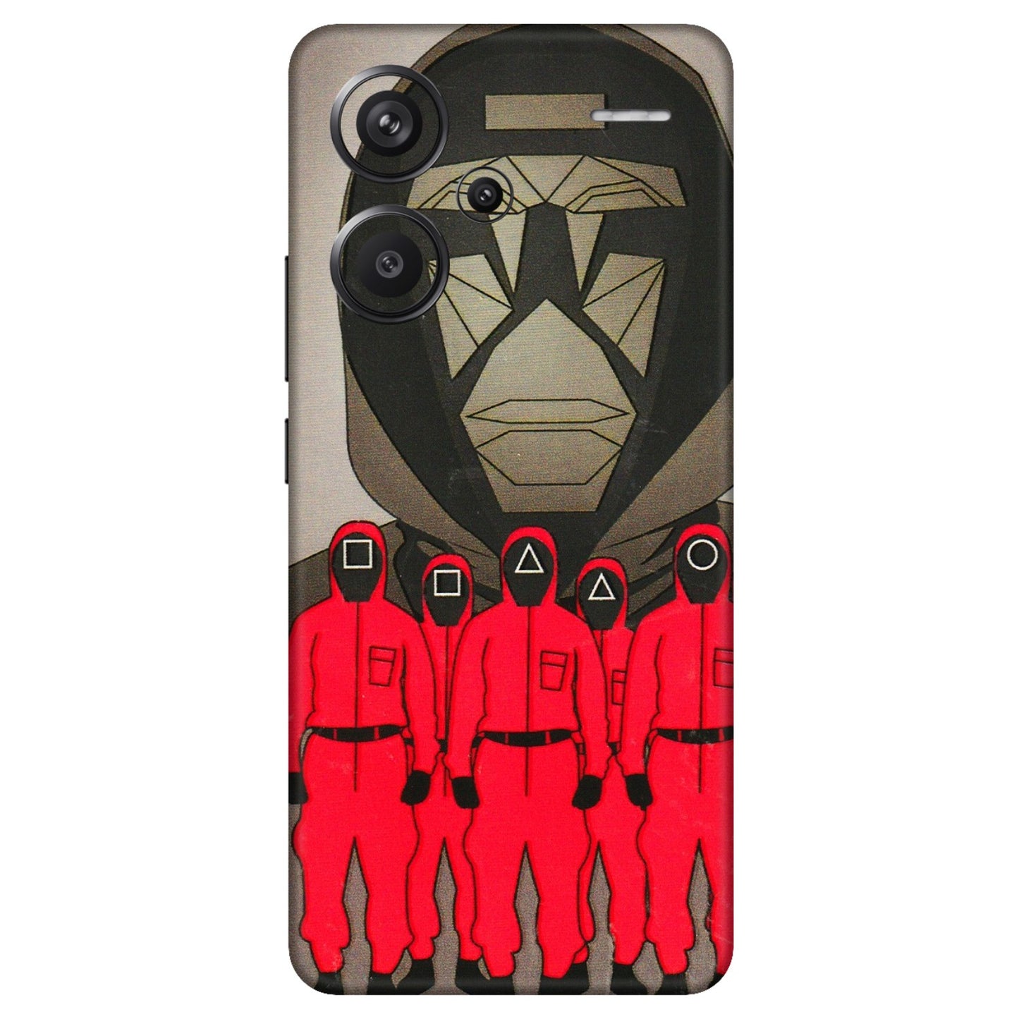 Xiaomi Redmi Phone Skins (All Models) - Squid Game Hero - 3D Embossed Finish (L-245) Redmi Note 13 Pro Plus 5G