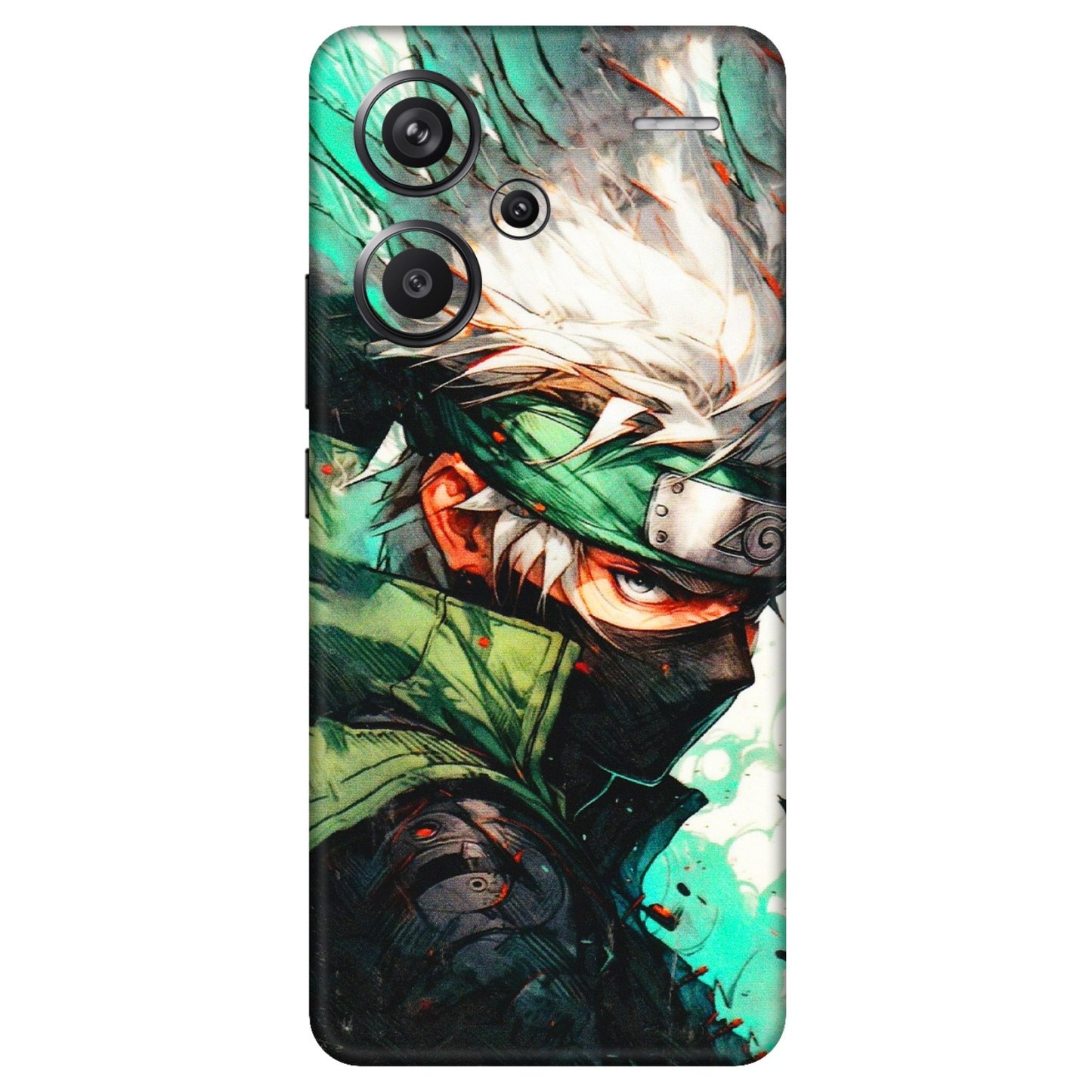 Xiaomi Redmi Phone Skins (All Models) - Kakashi Side Profile - 3D Embossed Finish (L-249) Redmi Note 13 Pro Plus 5G