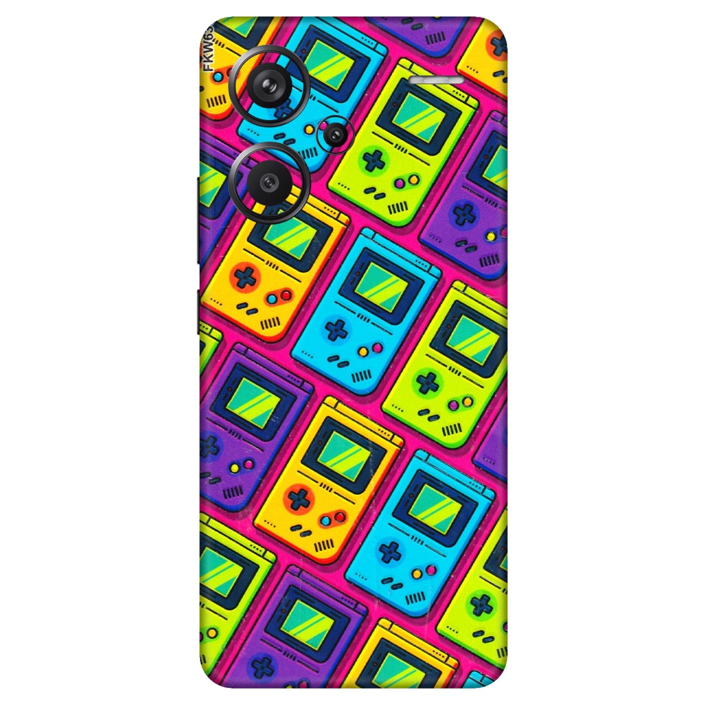 Xiaomi Redmi Phone Skins (All Models) - Gameboy Colourful - 3D Embossed Finish (L-266) Redmi Note 13 Pro Plus 5G