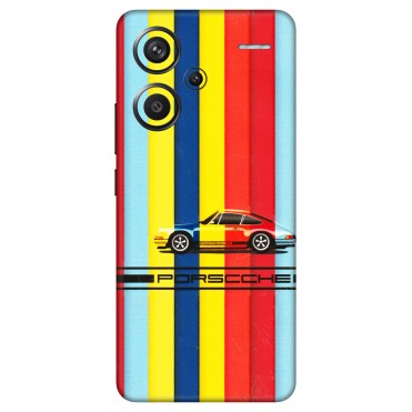 Xiaomi Redmi Phone Skins (All Models) - Multicolour Porche - 3D Embossed Finish (L-39) Redmi Note 13 Pro Plus 5G