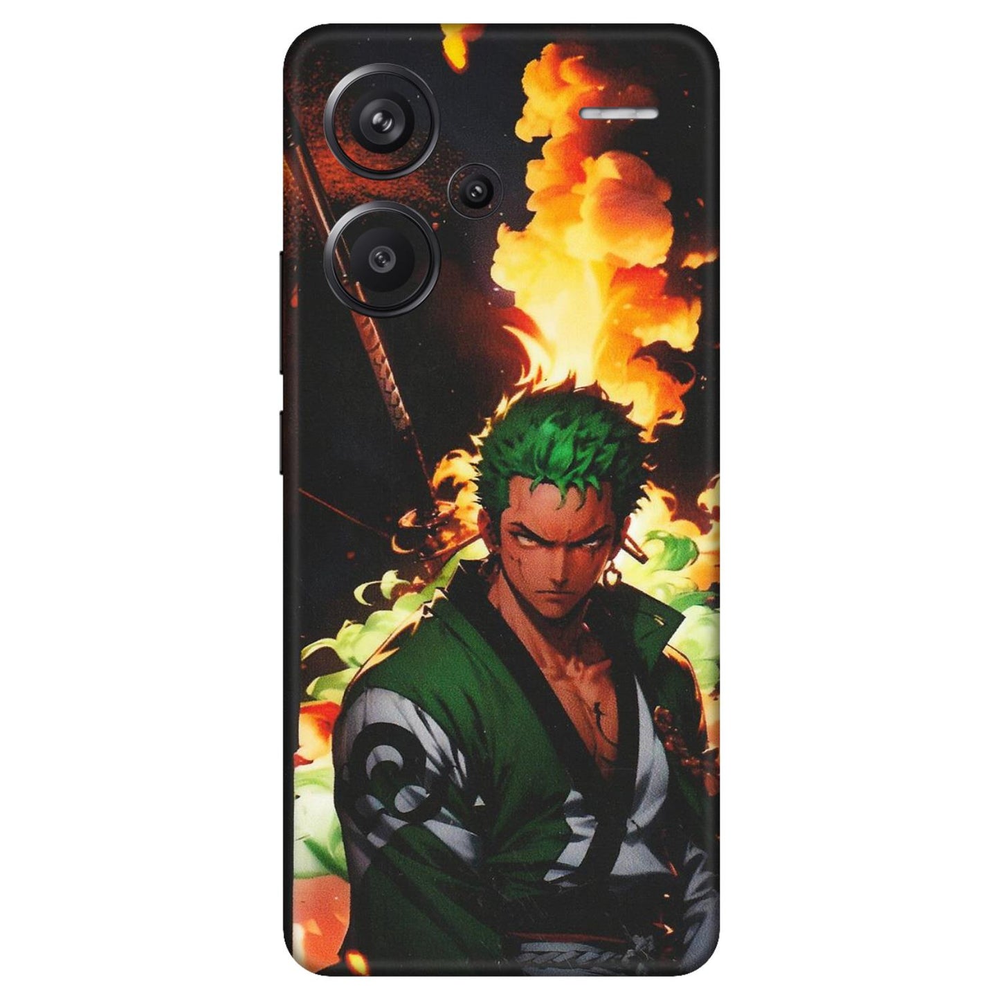 Xiaomi Redmi Phone Skins (All Models) - Roronoa Zoro - Matte Finish (M-102) Redmi Note 13 Pro Plus 5G