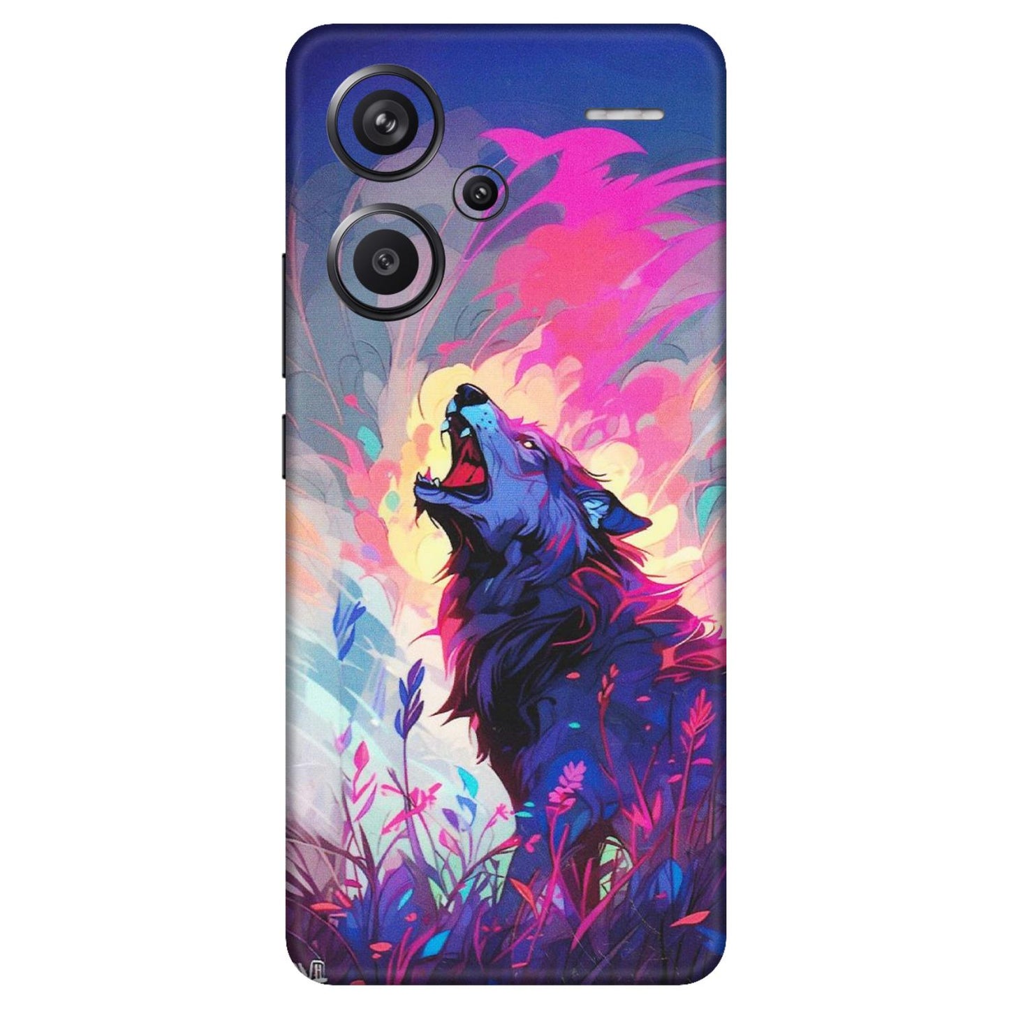 Xiaomi Redmi Phone Skins (All Models) - New Wild Wolf Abstract - Matte Finish (M-125) Redmi Note 13 Pro Plus 5G