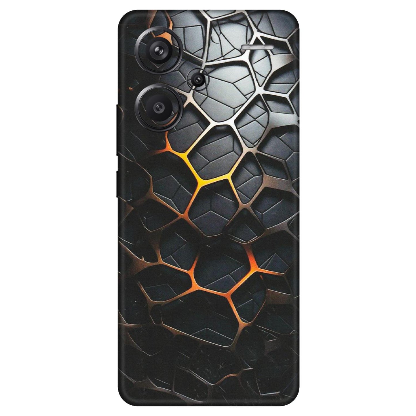 Xiaomi Redmi Phone Skins (All Models) - New Abstract Graphite Tiles - Matte Finish (M-130) Redmi Note 13 Pro Plus 5G