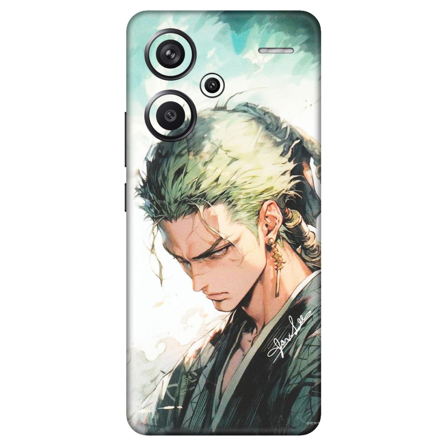 Xiaomi Redmi Phone Skins (All Models) - Pirate Hunter One Piece Anime - Matte Finish (M-157) Redmi Note 13 Pro Plus 5G