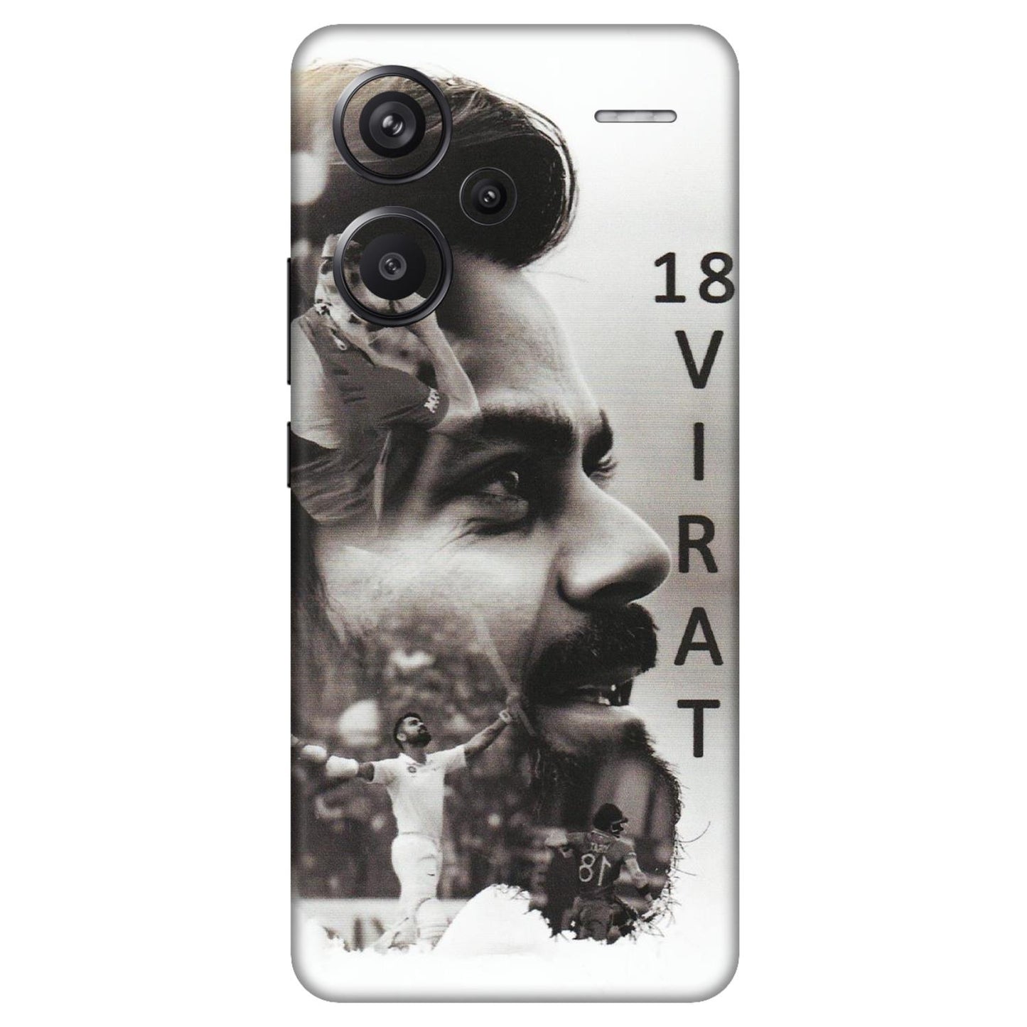 Xiaomi Redmi Phone Skins (All Models) - Virat Kohli Cricketer - Matte Finish (M-163) Redmi Note 13 Pro Plus 5G
