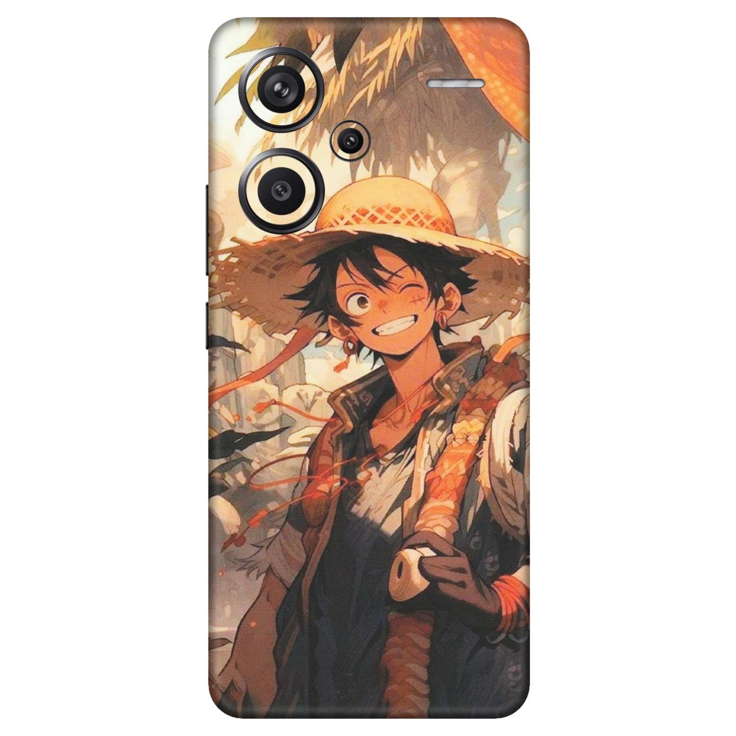Xiaomi Redmi Phone Skins (All Models) - Anime Character Smile - Matte Finish (M-33) Redmi Note 13 Pro Plus 5G