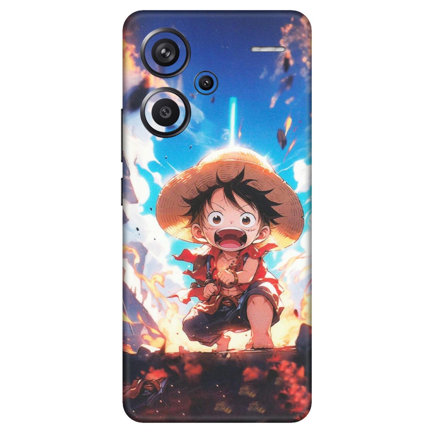 Xiaomi Redmi Phone Skins (All Models) - Toon One Piece Cute Character - Matte Finish (M-35) Redmi Note 13 Pro Plus 5G