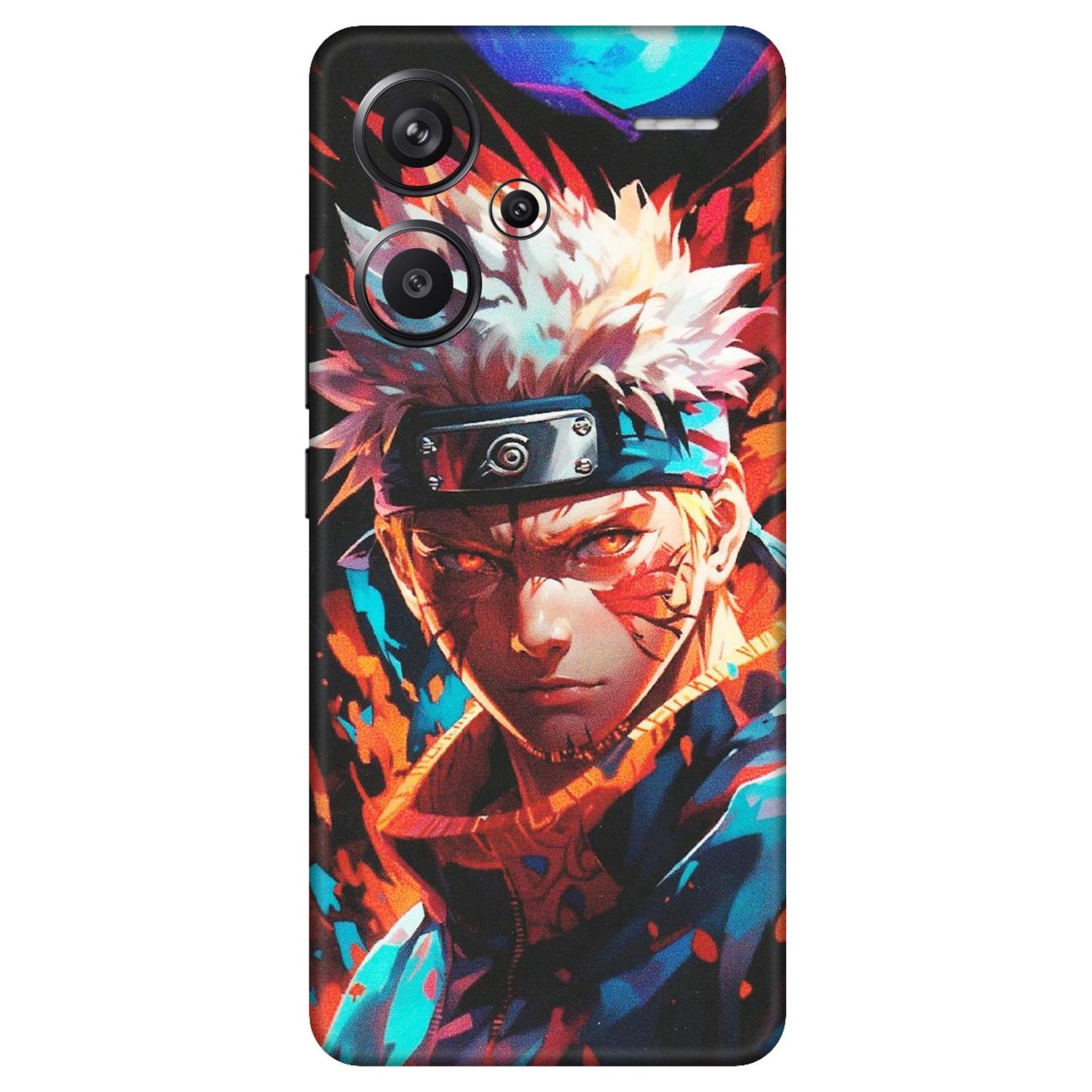 Xiaomi Redmi Phone Skins (All Models) - Anime Ferocious Character - Matte Finish (M-44) Redmi Note 13 Pro Plus 5G