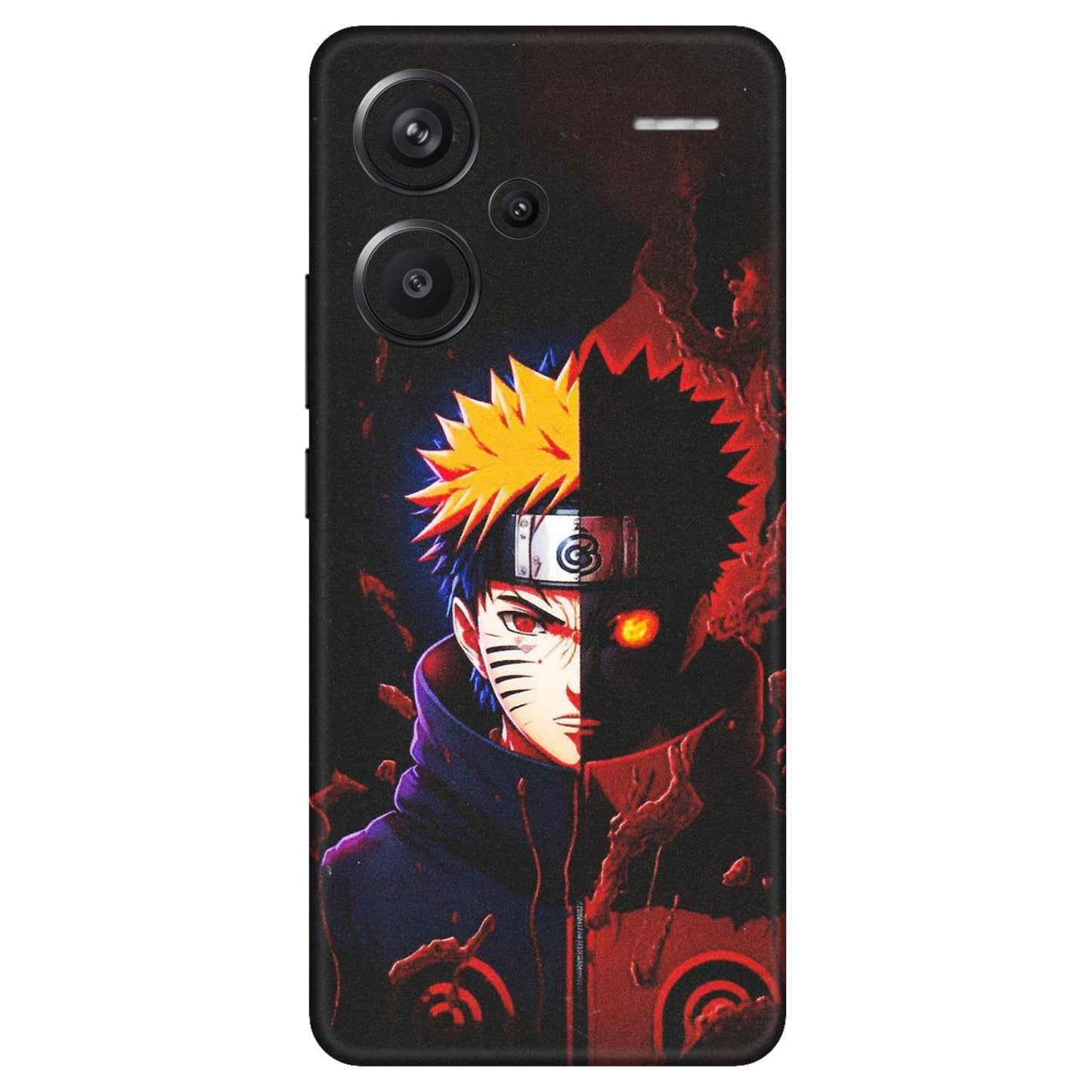 Xiaomi Redmi Phone Skins (All Models) - Naruto X Evil - Matte Finish (M-70) Redmi Note 13 Pro Plus 5G