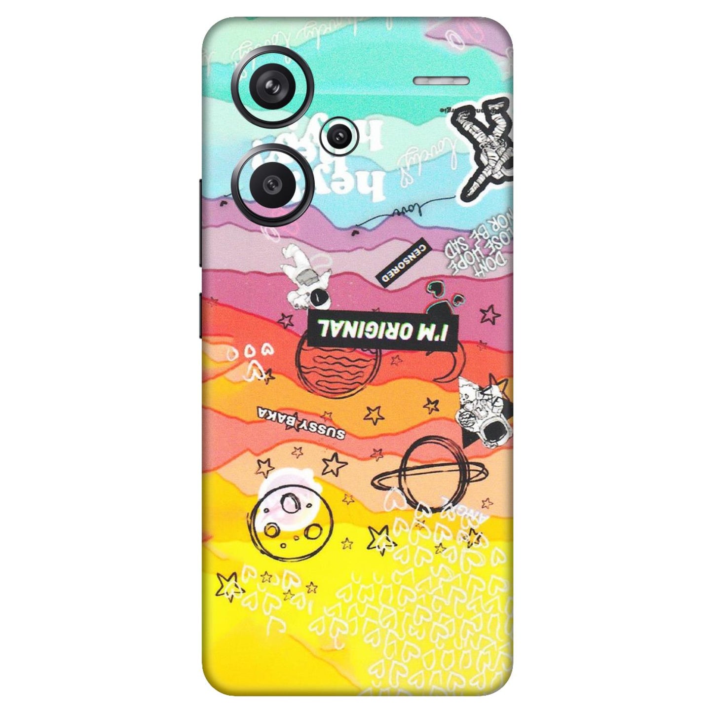 Xiaomi Redmi Phone Skins (All Models) - The Original Astronaut - Matte Finish (M-79) Redmi Note 13 Pro Plus 5G