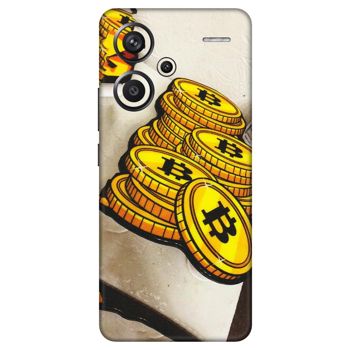 Xiaomi Redmi Phone Skins (All Models) - Billionaire Bitcoin Collection - Matte Finish (M-92) Redmi Note 13 Pro Plus 5G