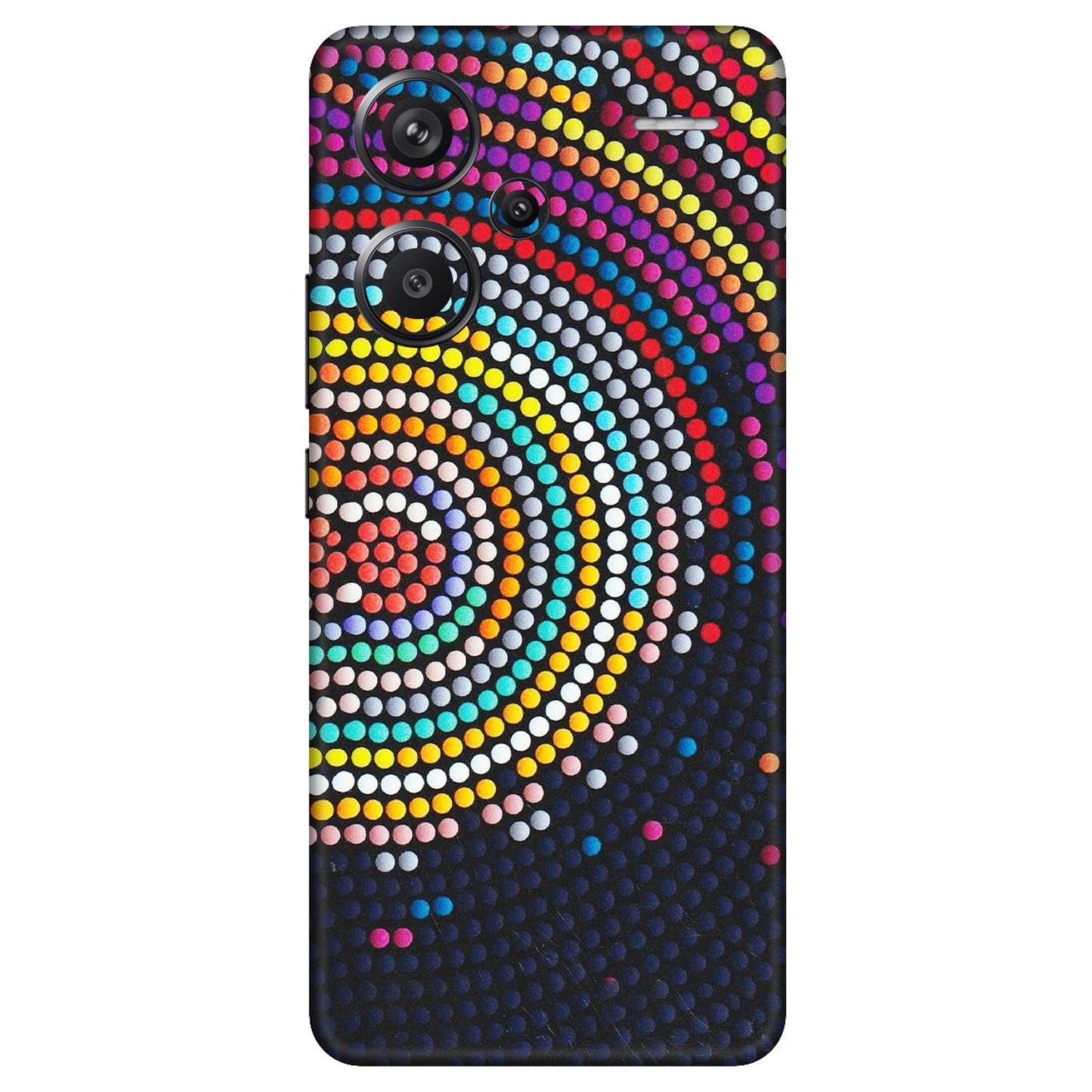 Xiaomi Redmi Phone Skins (All Models) - Rainbow Dot Mandala - Matte Finish (M-97) Redmi Note 13 Pro Plus 5G