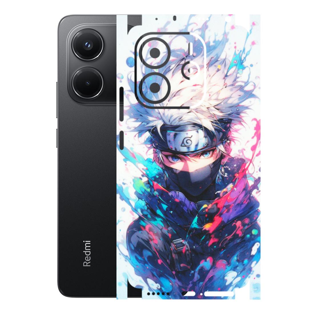 Xiaomi Redmi Phone Skins (All Models) - Naruto Face Mask - Matte Finish (M-03) Redmi Note 14 5G