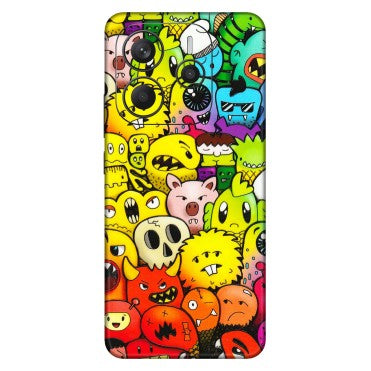 Xiaomi Redmi Phone Skins (All Models) - Angry Funkies - 3D Embossed Finish (L-169) Redmi Note 14 5G