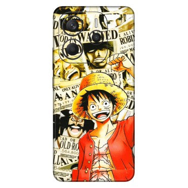 Xiaomi Redmi Phone Skins (All Models) - Luffy Anime - 3D Embossed Finish (L-177) Redmi Note 14 5G