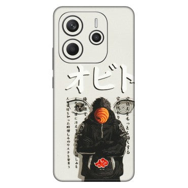Xiaomi Redmi Phone Skins (All Models) - Obito Anime Eye - 3D Embossed Finish (L-19) Redmi Note 14 5G