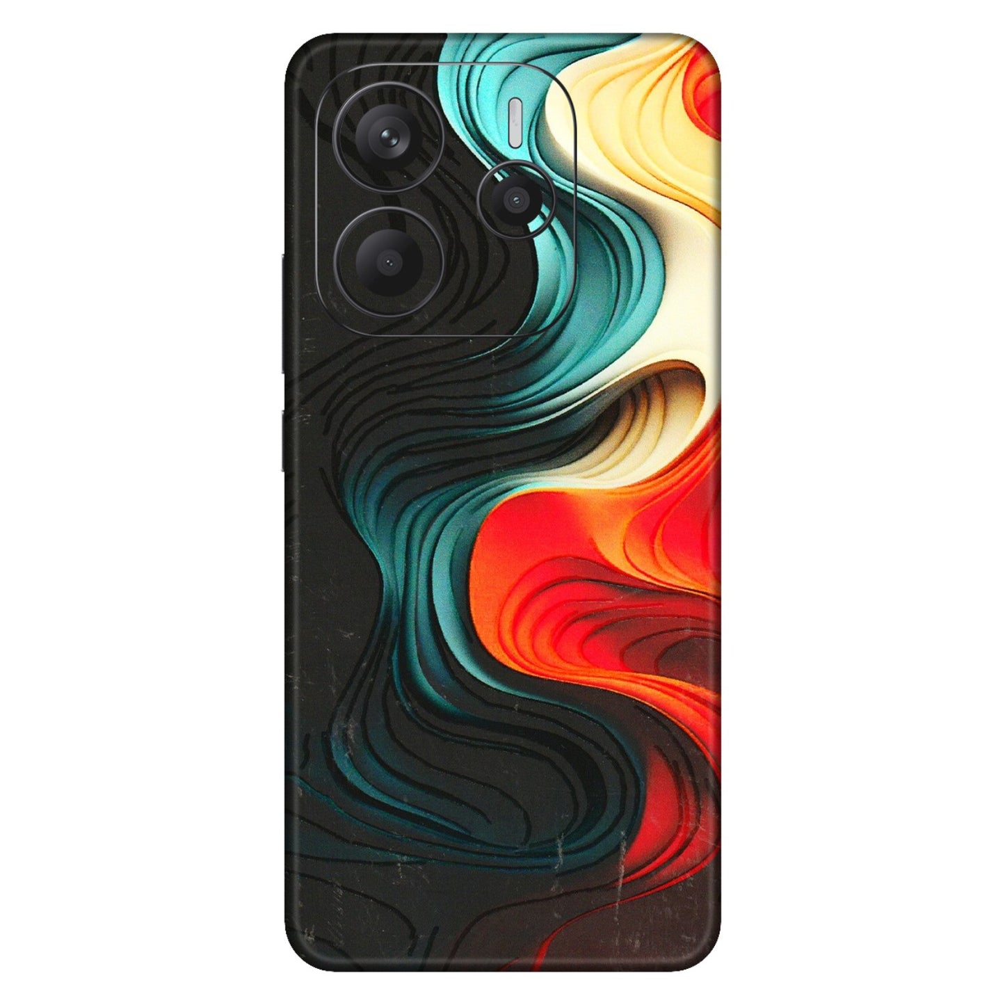 Xiaomi Redmi Phone Skins (All Models) - The Silky Swirl - 3D Embossed Finish (L-240) Redmi Note 14 5G