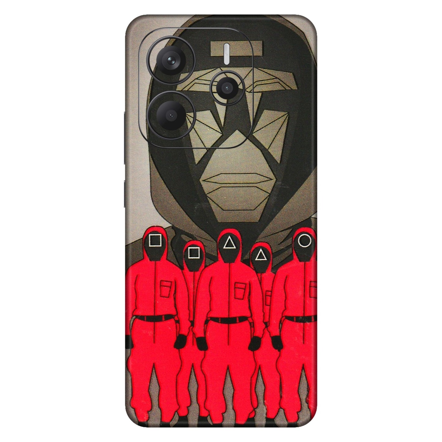Xiaomi Redmi Phone Skins (All Models) - Squid Game Hero - 3D Embossed Finish (L-245) Redmi Note 14 5G