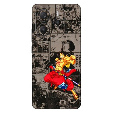 Xiaomi Redmi Phone Skins (All Models) - One Piece Rocket Punch Manga - 3D Embossed Finish (L-25) Redmi Note 14 5G