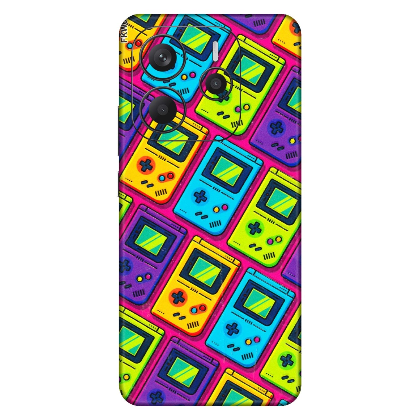 Xiaomi Redmi Phone Skins (All Models) - Gameboy Colourful - 3D Embossed Finish (L-266) Redmi Note 14 5G