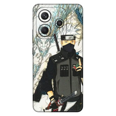 Xiaomi Redmi Phone Skins (All Models) - Kakashi Hatake Naruto Anime - 3D Embossed Finish (L-46) Redmi Note 14 5G