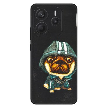 Xiaomi Redmi Phone Skins (All Models) - Puppy N Hoodie - 3D Embossed Finish (L-90) Redmi Note 14 5G