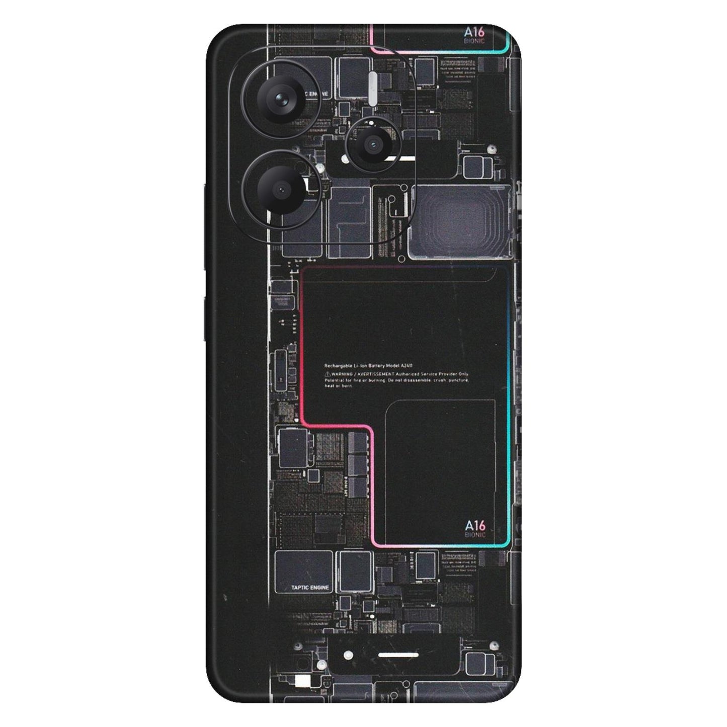 Xiaomi Redmi Phone Skins (All Models) - Motherboard Circuit Layout - Matte Finish (M-117) Redmi Note 14 5G