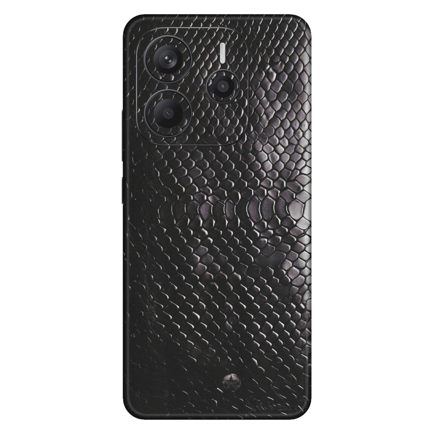 Xiaomi Redmi Phone Skins (All Models) - Black Snack Leather - Matte Finish (M-147) Redmi Note 14 5G