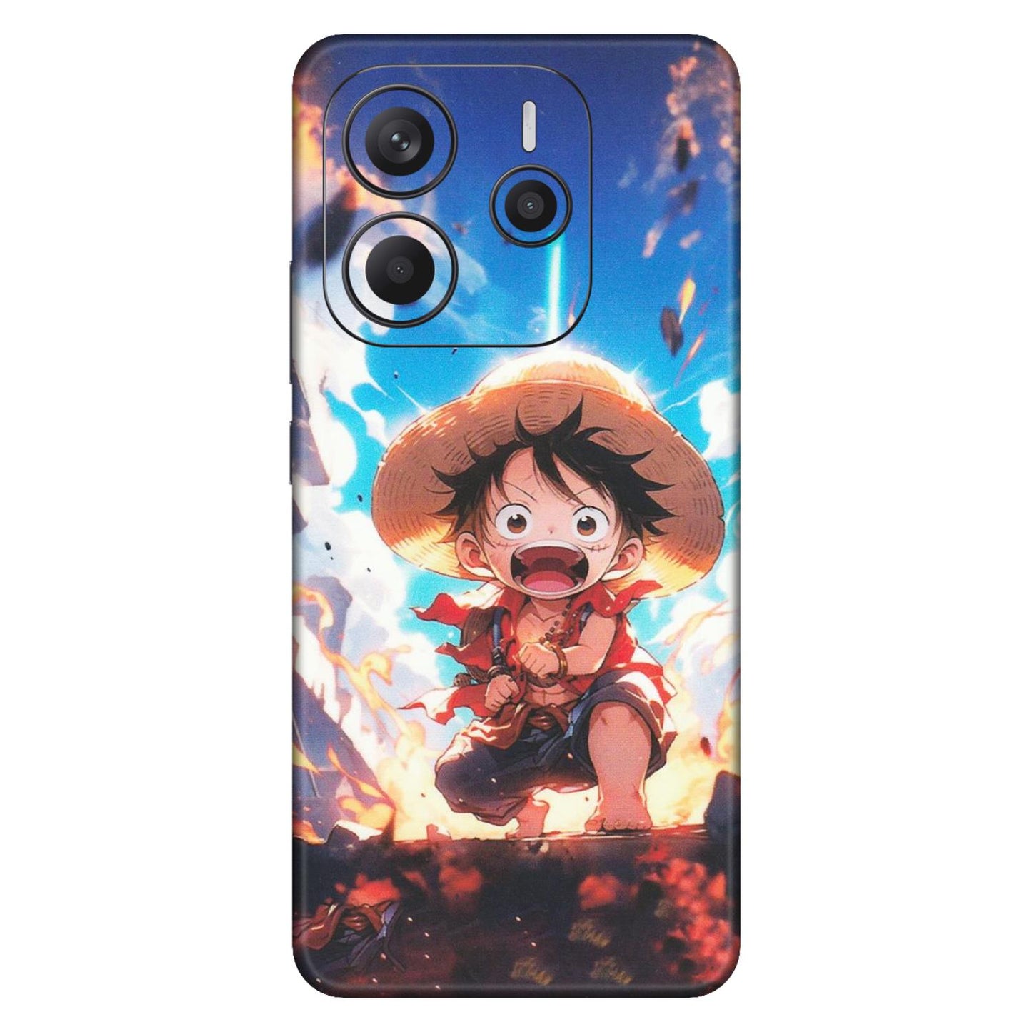 Xiaomi Redmi Phone Skins (All Models) - Toon One Piece Cute Character - Matte Finish (M-35) Redmi Note 14 5G