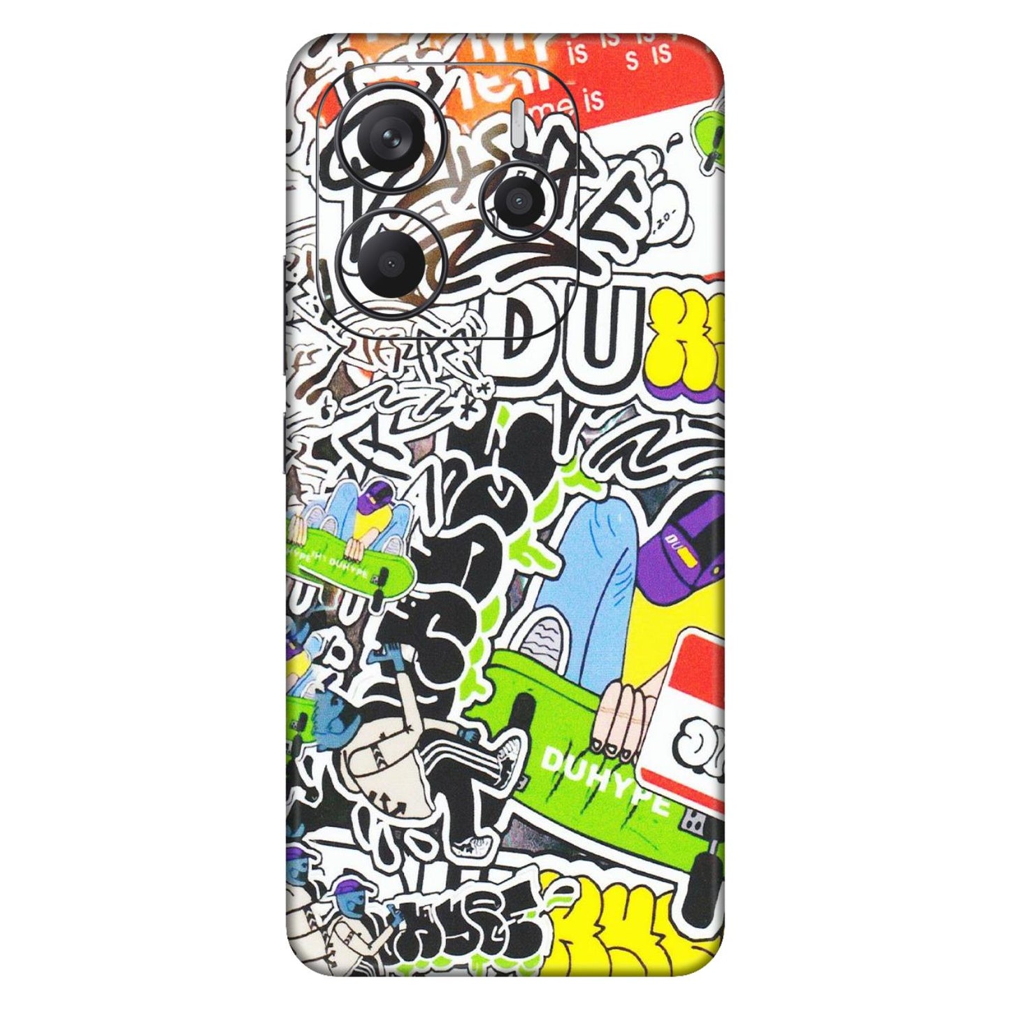 Xiaomi Redmi Phone Skins (All Models) - Dope Graffiti - Matte Finish (M-61) Redmi Note 14 5G