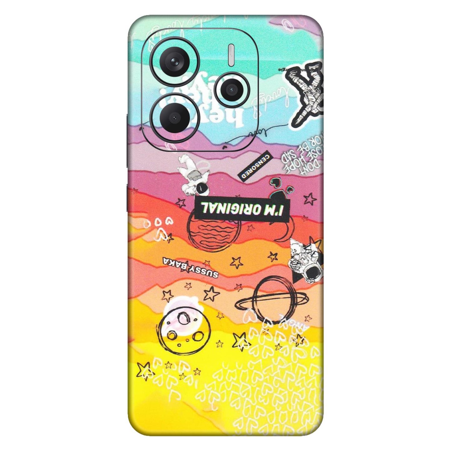 Xiaomi Redmi Phone Skins (All Models) - The Original Astronaut - Matte Finish (M-79) Redmi Note 14 5G