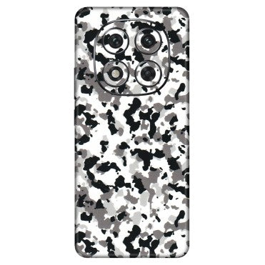 Xiaomi Redmi Phone Skins (All Models) - White Black Camouflage - 3D Embossed Finish (L-18) Redmi Note 14 Pro 5G