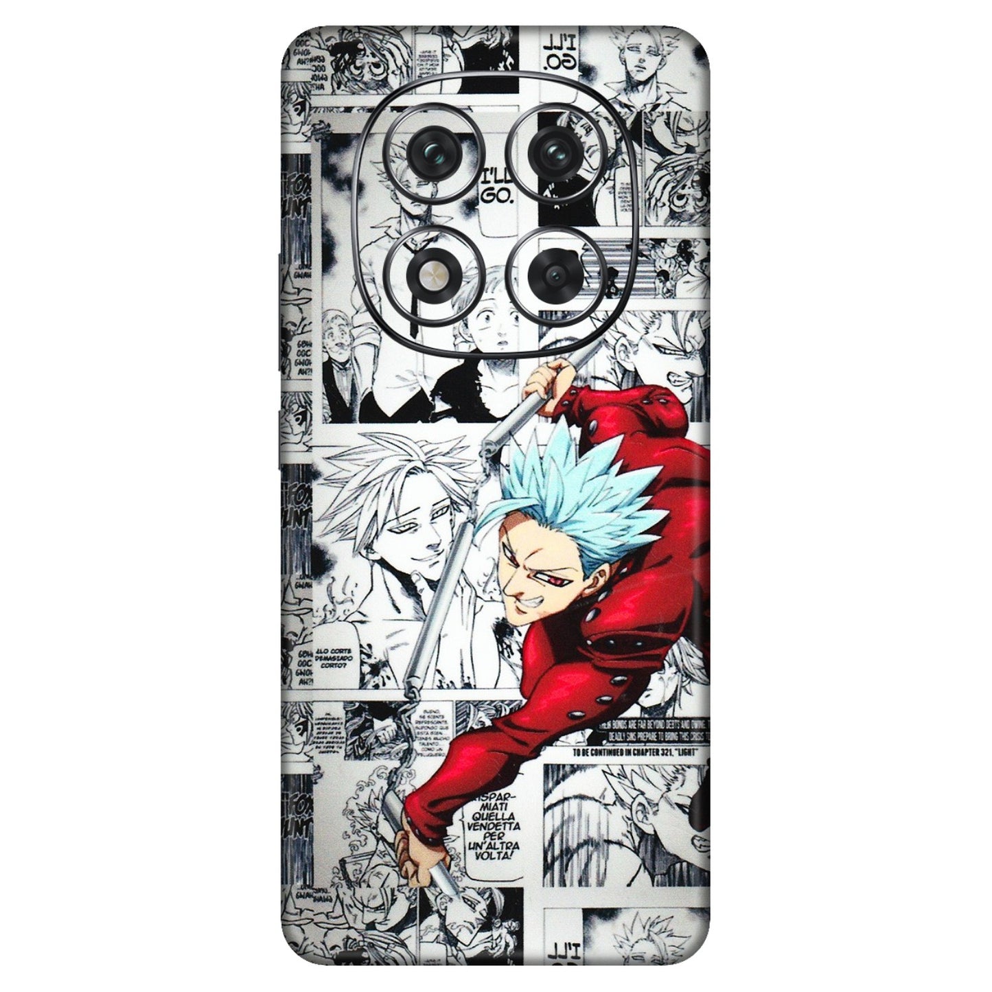 Xiaomi Redmi Phone Skins (All Models) - Anime Comic - 3D Embossed Finish (L-192) Redmi Note 14 Pro 5G