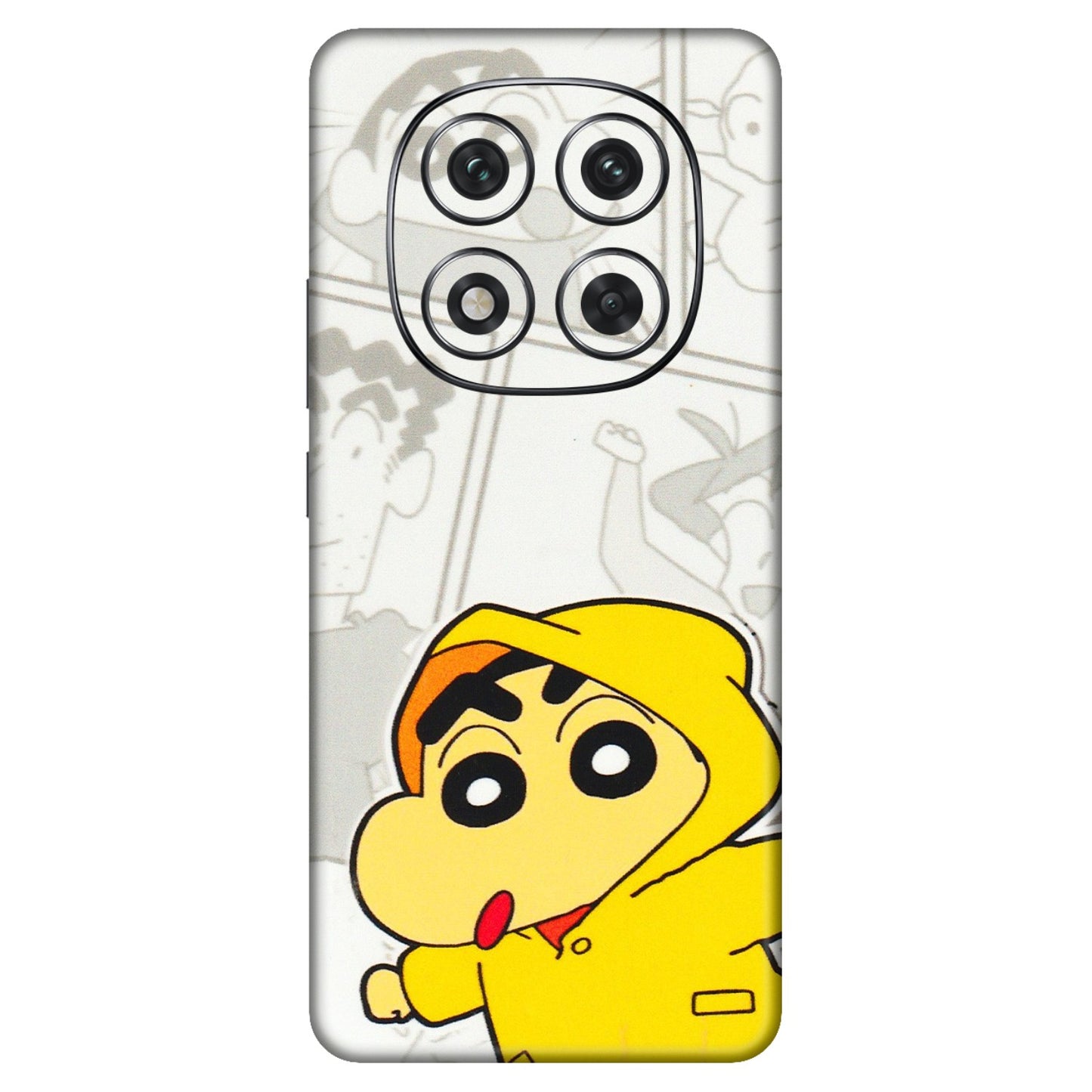 Xiaomi Redmi Phone Skins (All Models) - Yellow Shinchan Comic - 3D Embossed Finish (L-246) Redmi Note 14 Pro 5G