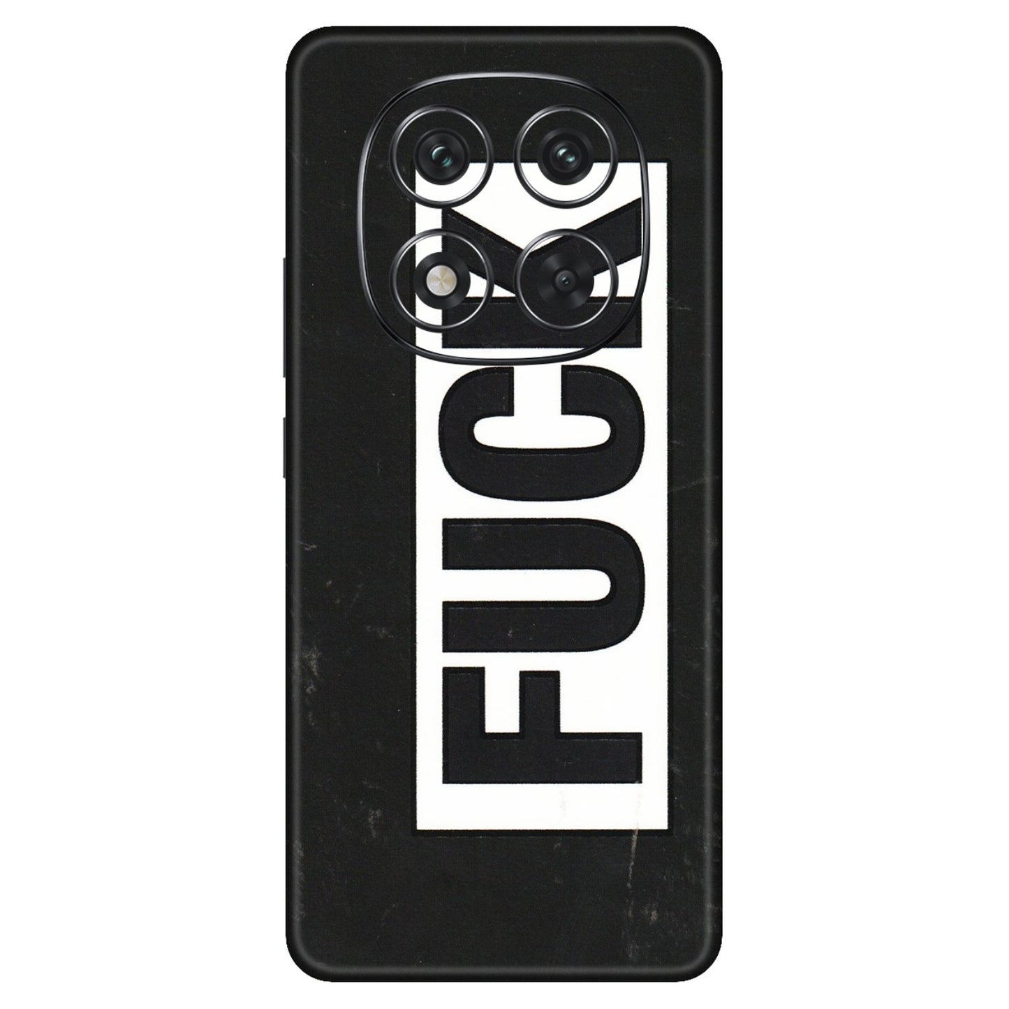 Xiaomi Redmi Phone Skins (All Models) - The F Word - 3D Embossed Finish (L-255) Redmi Note 14 Pro 5G