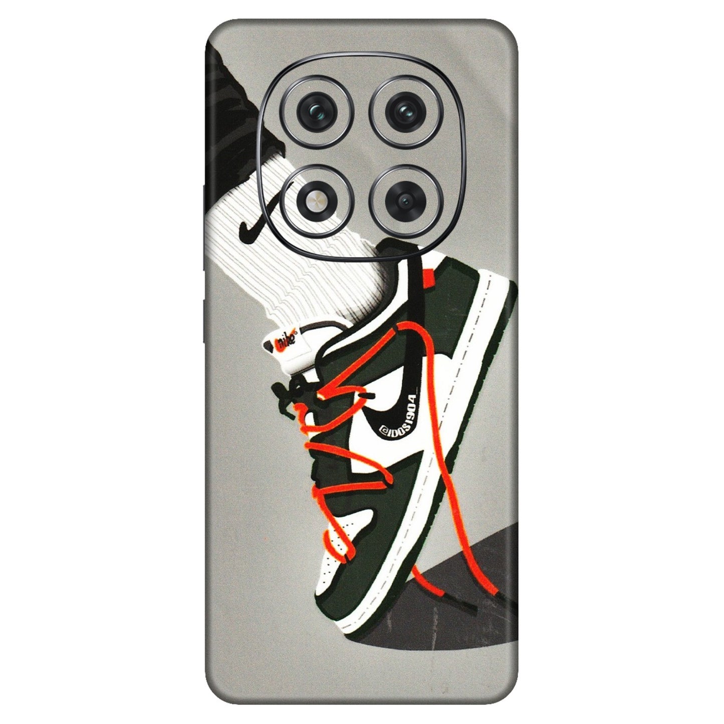Xiaomi Redmi Phone Skins (All Models) - New Grey Sneaker - 3D Embossed Finish (L-261) Redmi Note 14 Pro 5G