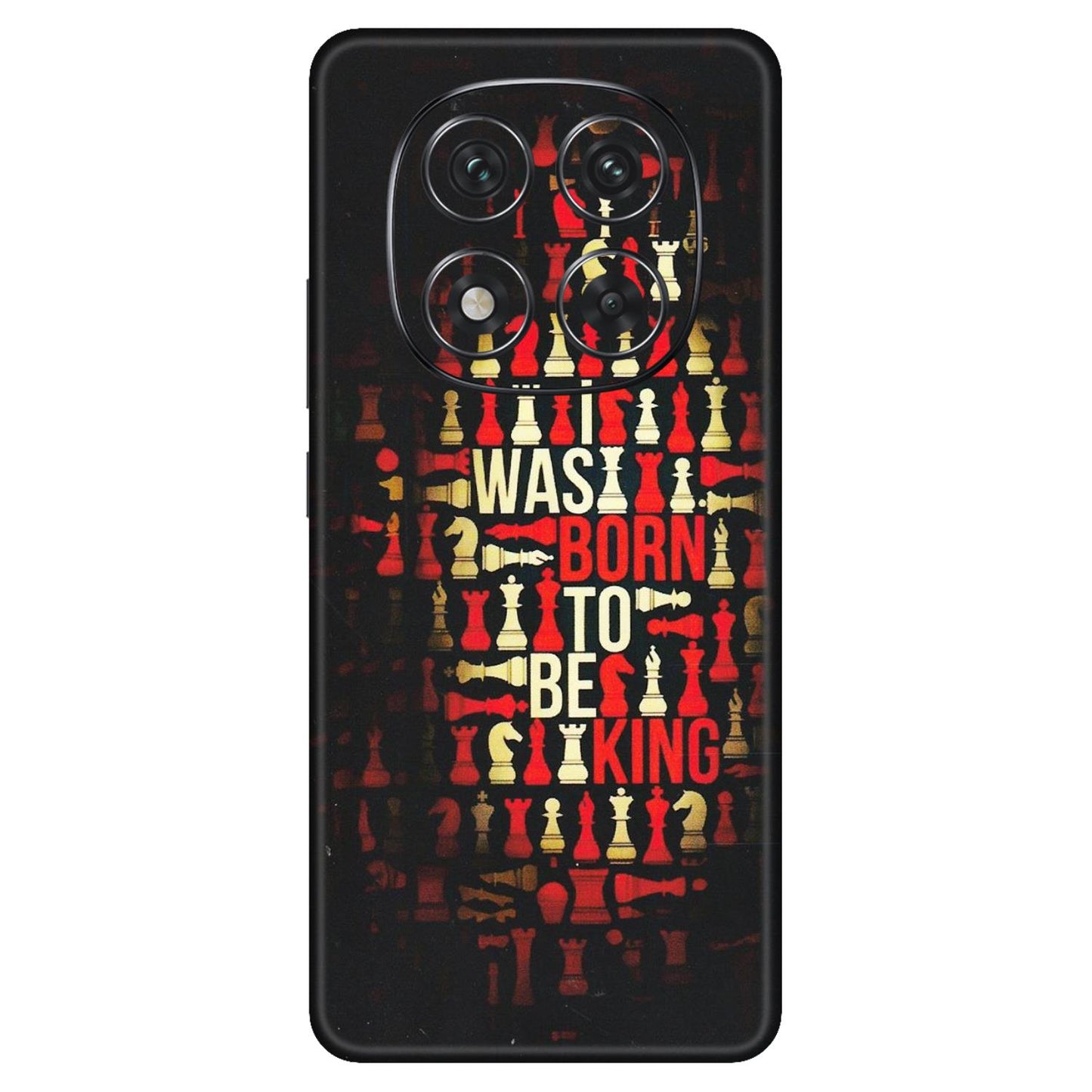 Xiaomi Redmi Phone Skins (All Models) - Born To Be King - Matte Finish (M-73) Redmi Note 14 Pro 5G