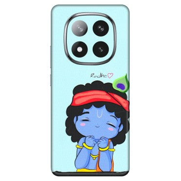 Xiaomi Redmi Phone Skins (All Models) - Radhe Radhe Cute Toon - 3D Embossed Finish (L-05) Redmi Note 14 Pro Plus 5G