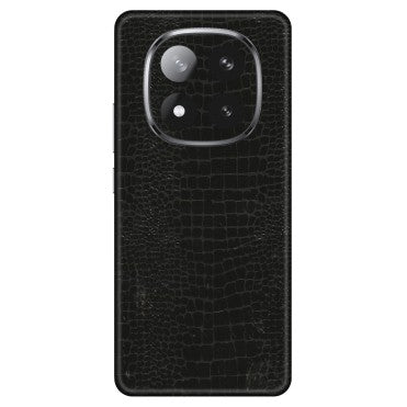 Xiaomi Redmi Phone Skins (All Models) - Snake Leather Black - 3D Embossed Finish (L-107) Redmi Note 14 Pro Plus 5G