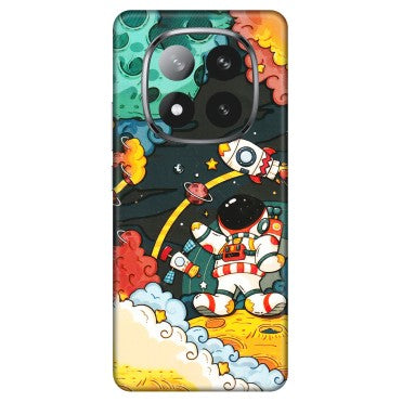 Xiaomi Redmi Phone Skins (All Models) - Astronauts & Spaceship - 3D Embossed Finish (L-145) Redmi Note 14 Pro Plus 5G